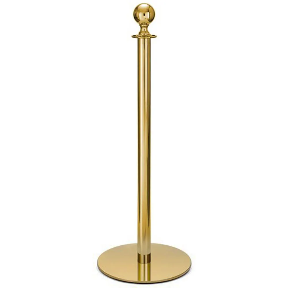 Forbes Industries 2727 Polished Solid Brass Stanchion