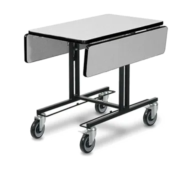 Forbes Industries 4971 Table, 35-1/2" x 39" Laminate Top, Epoxy Steel Frame, 2 Braked Casters