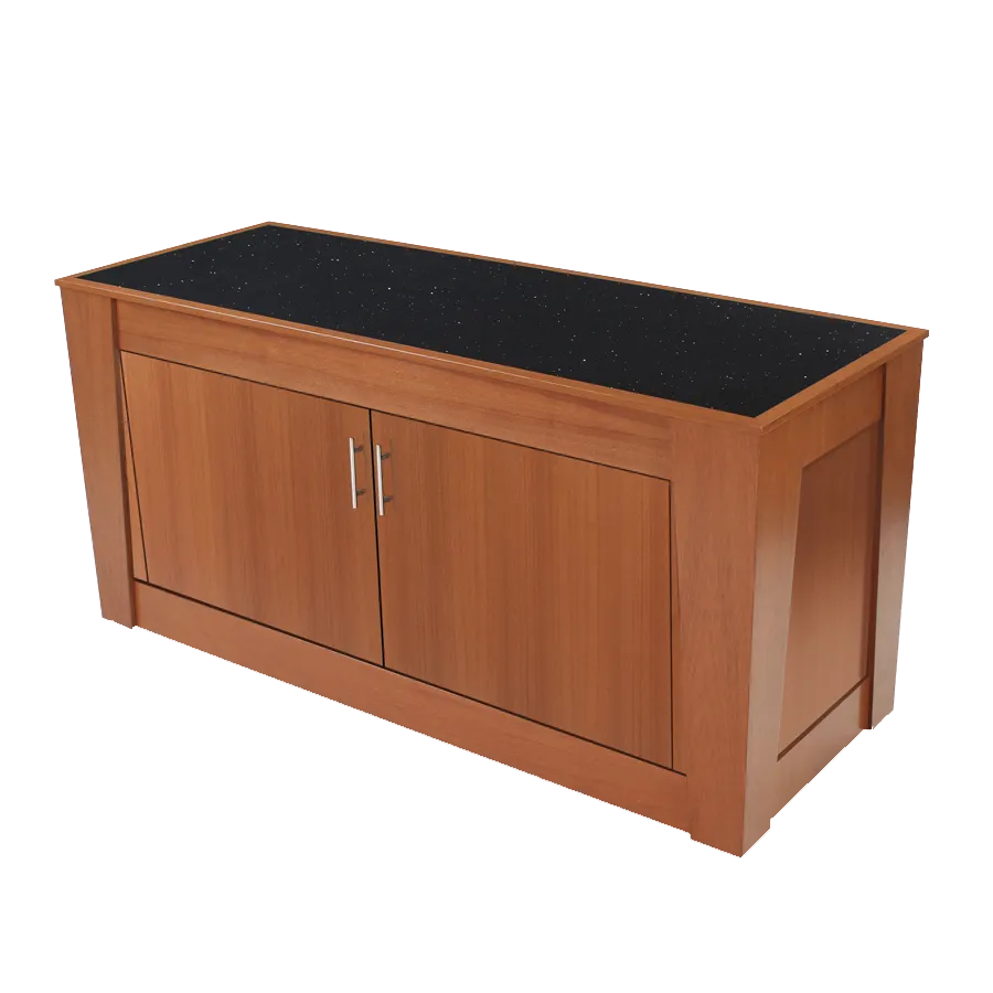 Forbes Industries 5203-6 Mobile Induction Table w/ Trend Glass/Stone Countertop