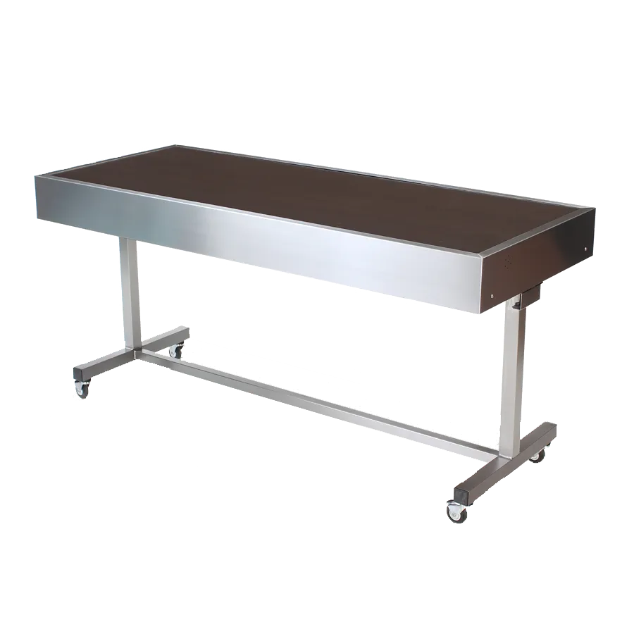 Forbes Industries 5220-8 Mobile Induction Table w/ Laminate Tabletop, Stainless Steel Frame