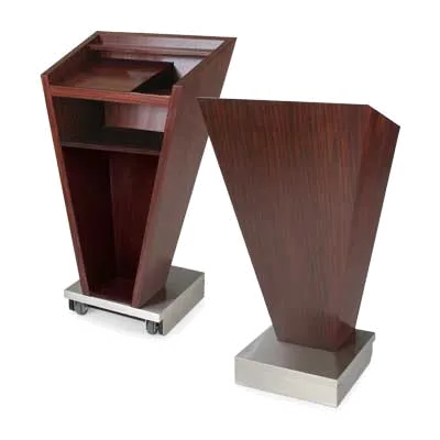Forbes Industries 5890 Floor Podium w/ (1) Shelf, (2) Wheels