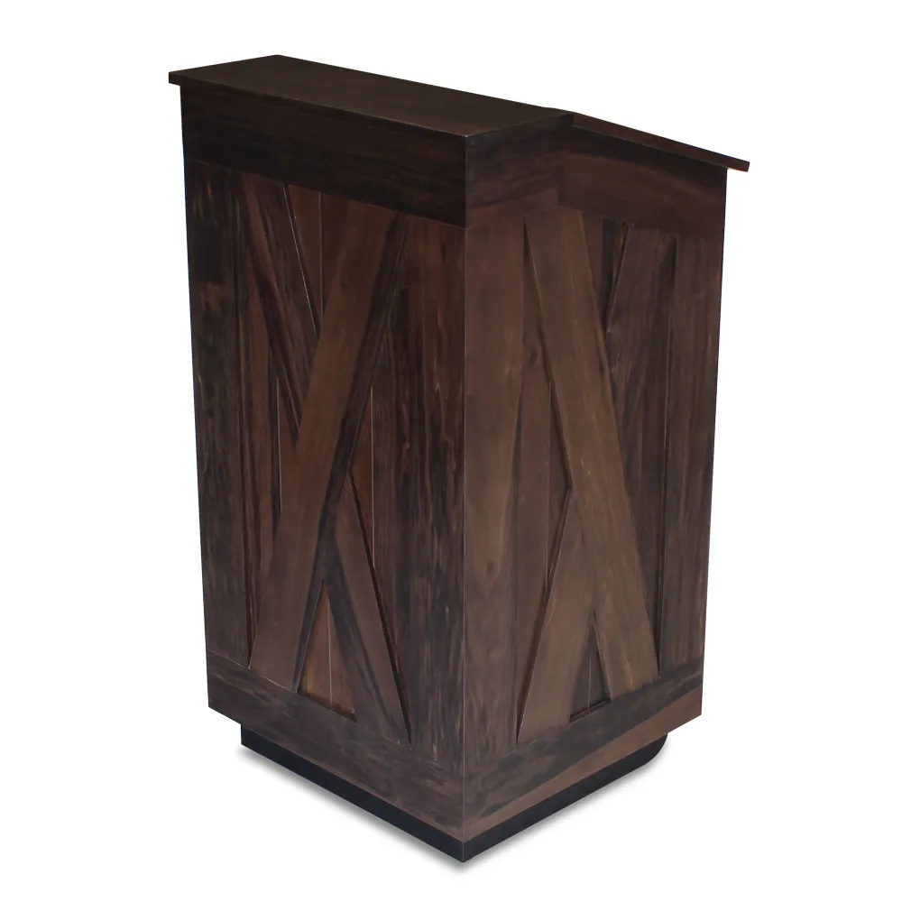Forbes Industries 5906 Floor Rustica Podium w/(1) Center Shelf