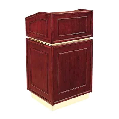 Forbes Industries 5918 Floor & Tabletop Combo Podium w/ (2) Back Open Sections