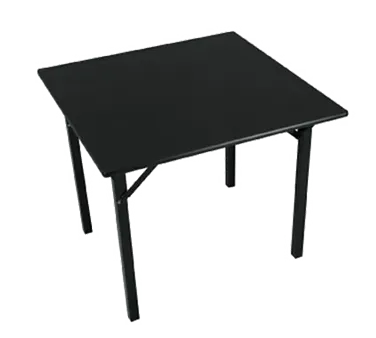 Forbes Industries 600-6060-### 600 Series Square Folding Table, 60" x 60" x 30"H, Laminate Surface, Plywood Core, Black Vinyl Edge