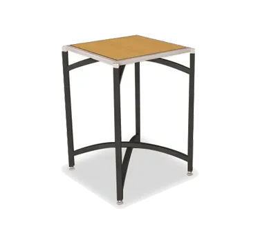 Forbes Industries 7024L-30 EcoFlex Elite Lam Series Square Folding Table, 24"W x 24"D x 30"H, Two-Sided Laminate Top