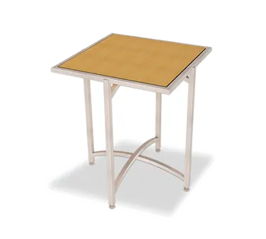 Forbes Industries 7027L-24 EcoFlex Elite Lam Series Square Collapsible Table, 30"W x 30"D x 24"H, Two-Sided Laminate Top