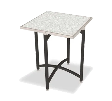 Forbes Industries 7028T-36 EcoFlex Elite Trend Series Square Folding Table, 30"W x 30"D x 36"H
