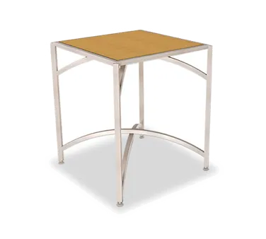 Forbes Industries 7031L-42 EcoFlex Elite Lam Square Folding Table, 30"W x 30"D x 42"H, Two-Sided Laminate Top