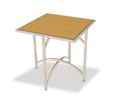 Forbes Industries 7035L-30 EcoFlex Elite Lam Square Folding Table, 36"W x 36"D x 30"H, Two-Sided Laminate Top, Stainless Steel Frame
