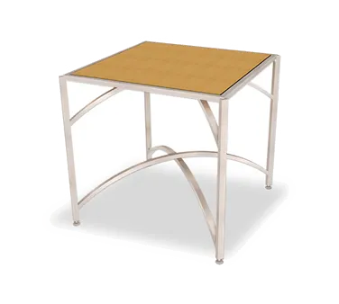 Forbes Industries 7037L-30 EcoFlex Elite Lam Square Folding Table, 36"W x 36"D x 30"H, Two-Sided Laminate Top, Stainless Steel Frame