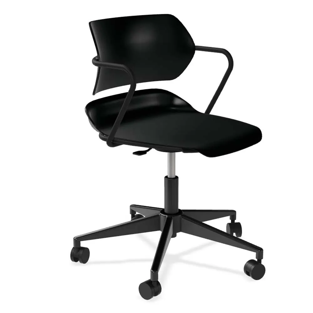 Forbes Industries AB005A12H## Acton Caster Base Task Chair w/ Arms, Soft Caster