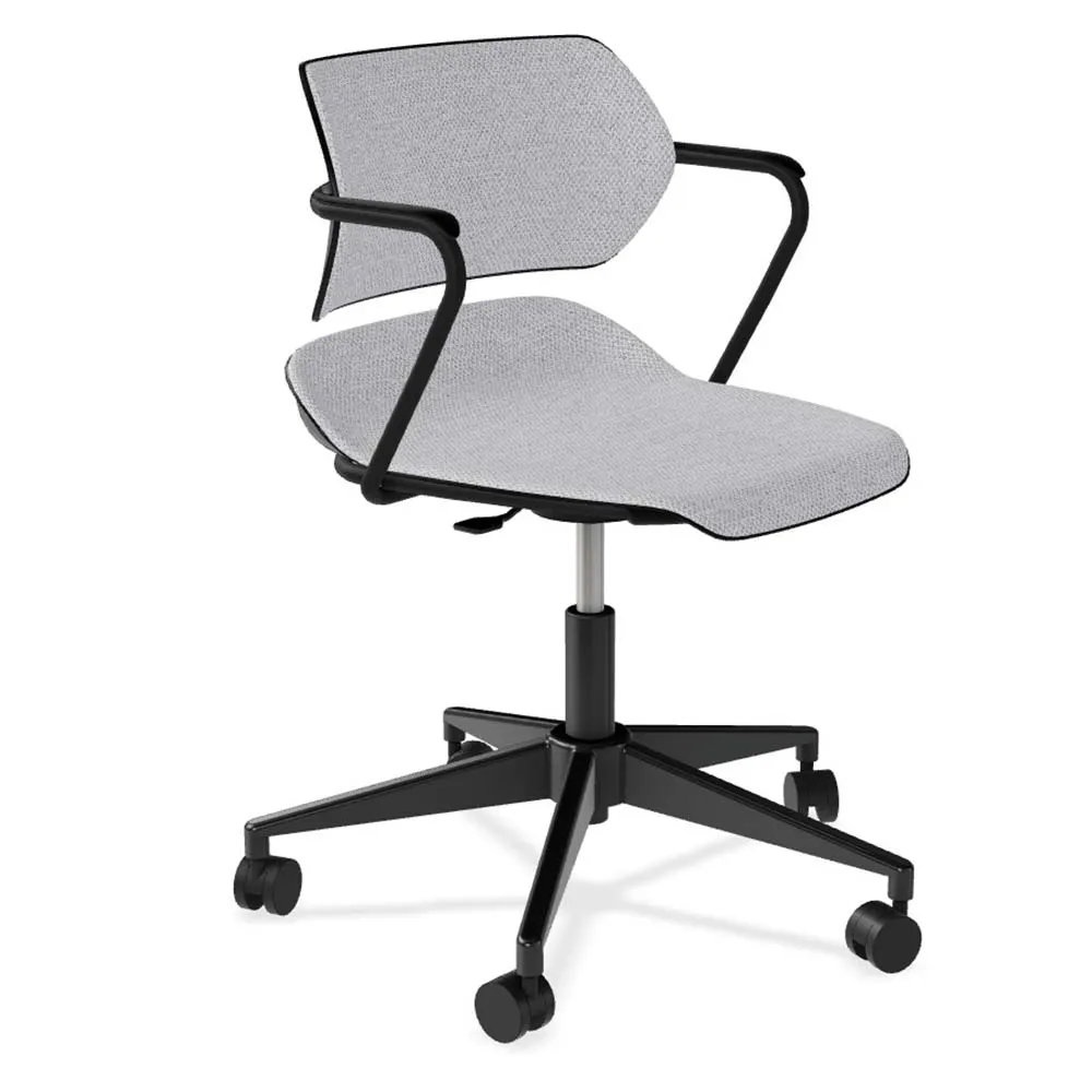 Forbes Industries AB115A12H## Acton Caster Base Task Chair w/ Arms with Arm Caps