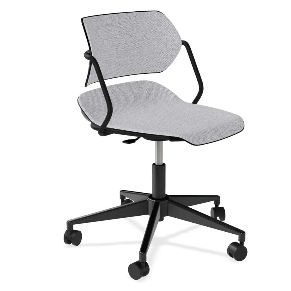 Forbes Industries AB125A14H## Acton Caster Base Upholstery Armless Task Chair w/ Soft Caster with Brake 