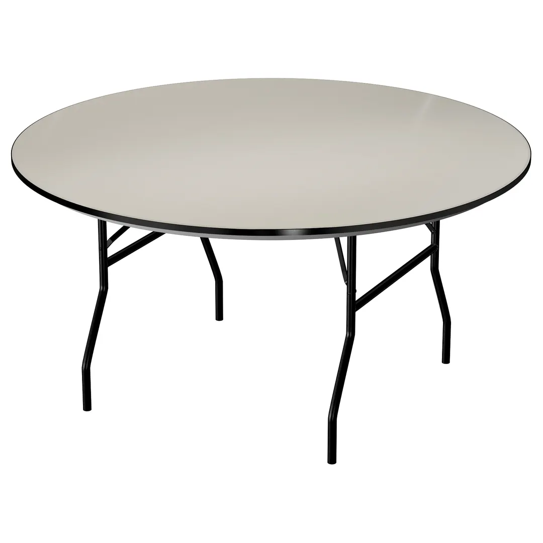 Forbes Industries ABS72RDBE-SWGL 72" Round Folding Table, ABS Plastic Surface, 30"H, 3/4" Plywood Frame