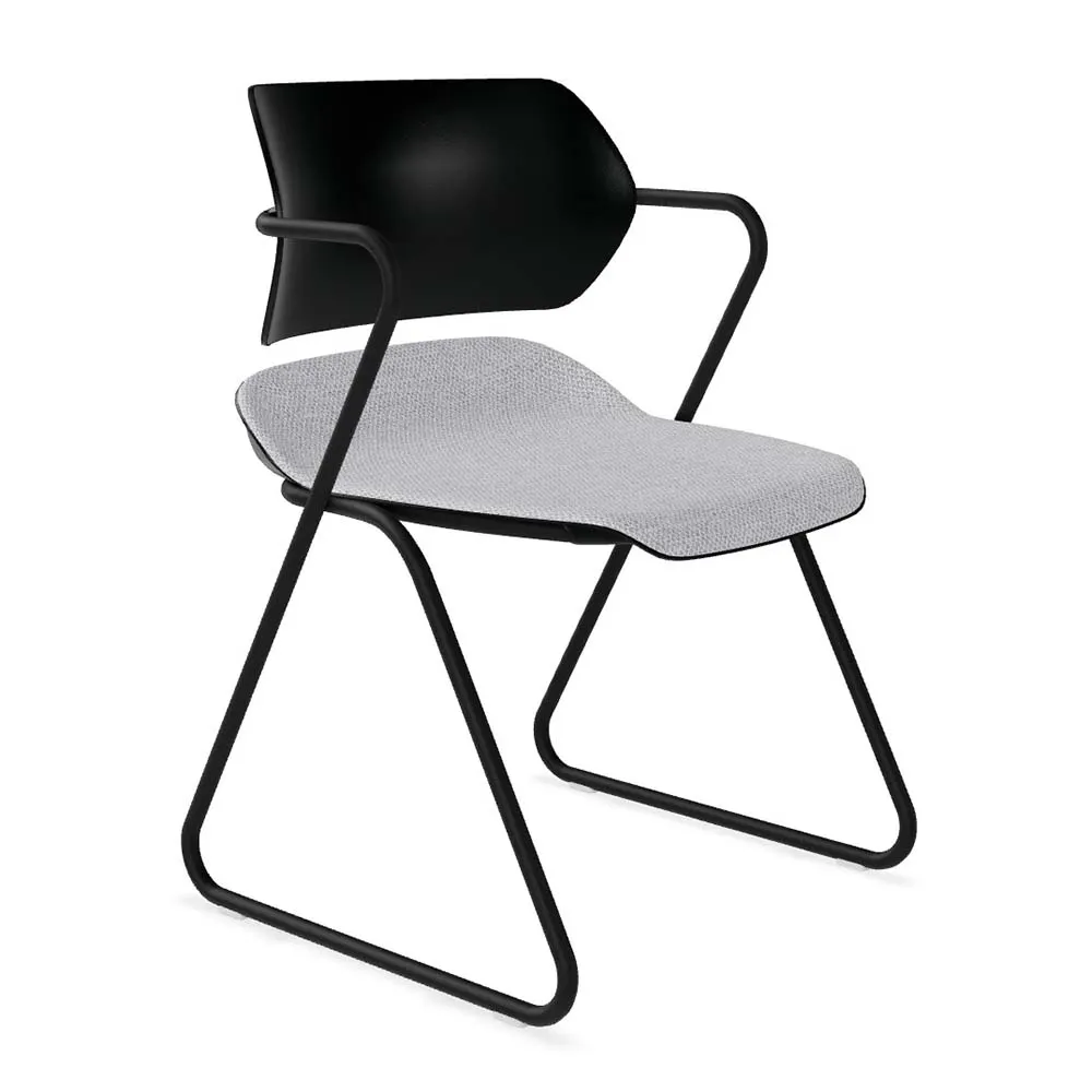 Forbes Industries ACAP000## Acton Stacker Upholstered Armless Chair - Standard Frame