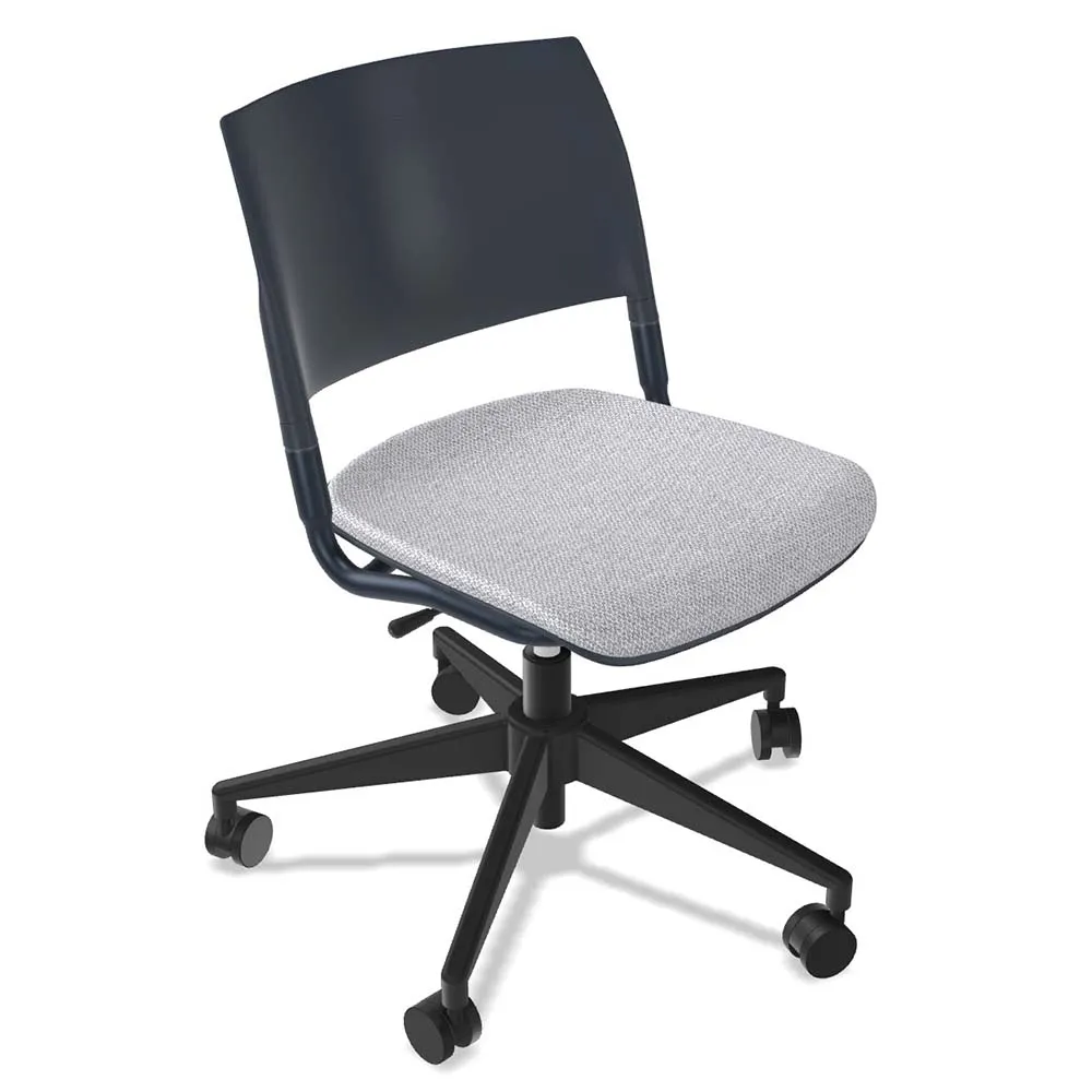 Forbes Industries FGE122###### Nima™ Armless Upholstered Swivel Base Desk Height Chair