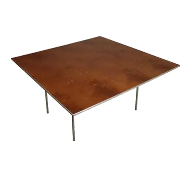 Forbes Industries HO6060 200 Series Square Folding Banquet Table, 60" x 60" x 30"H, Plywood Top