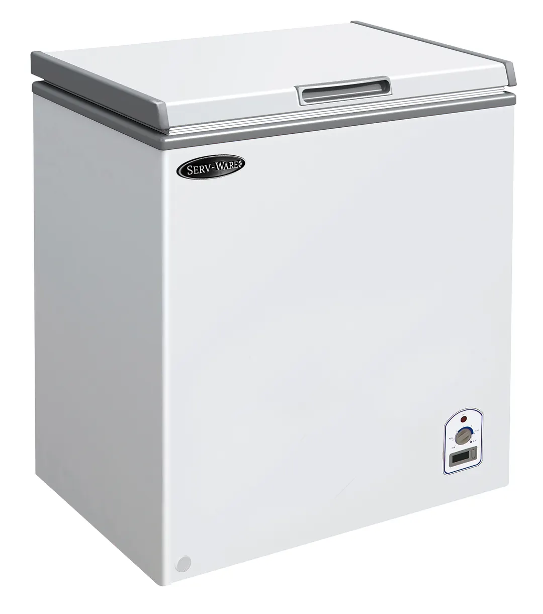 Serv-Ware SWCF-7 Chest Freezer – 7.1 Cu Ft Capacity, 37-48" Width, SWP Design, Commercial Grade
