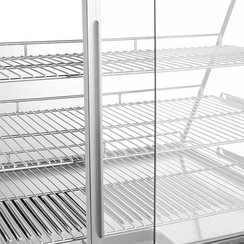 Marchia MHC121 26" Countertop Heated Stainless Steel Countertop Display Case