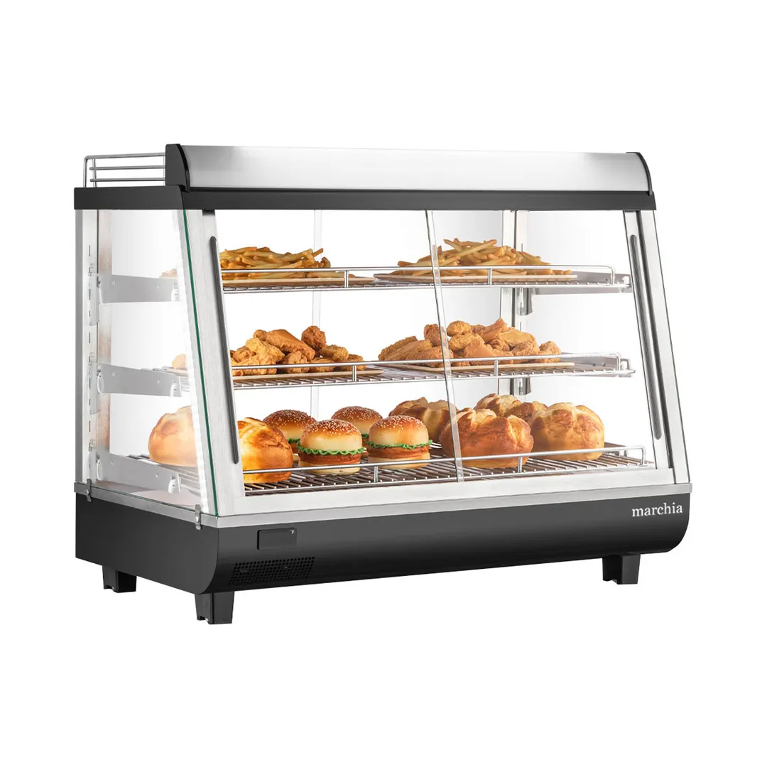 Marchia MHCC136 Countertop Hot Food Display Case