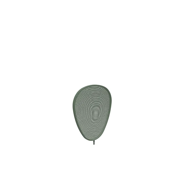 emuamericas E1232 Cactus Add On Outdoor Restaurant Chair, Military Green Finish, E-Coated Steel