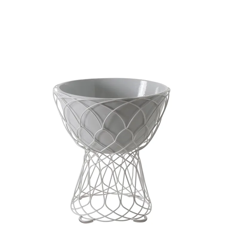 EmuAmericas E578 Re-Trouve Short Vase Outdoor/Indoor Wrought Iron Chair