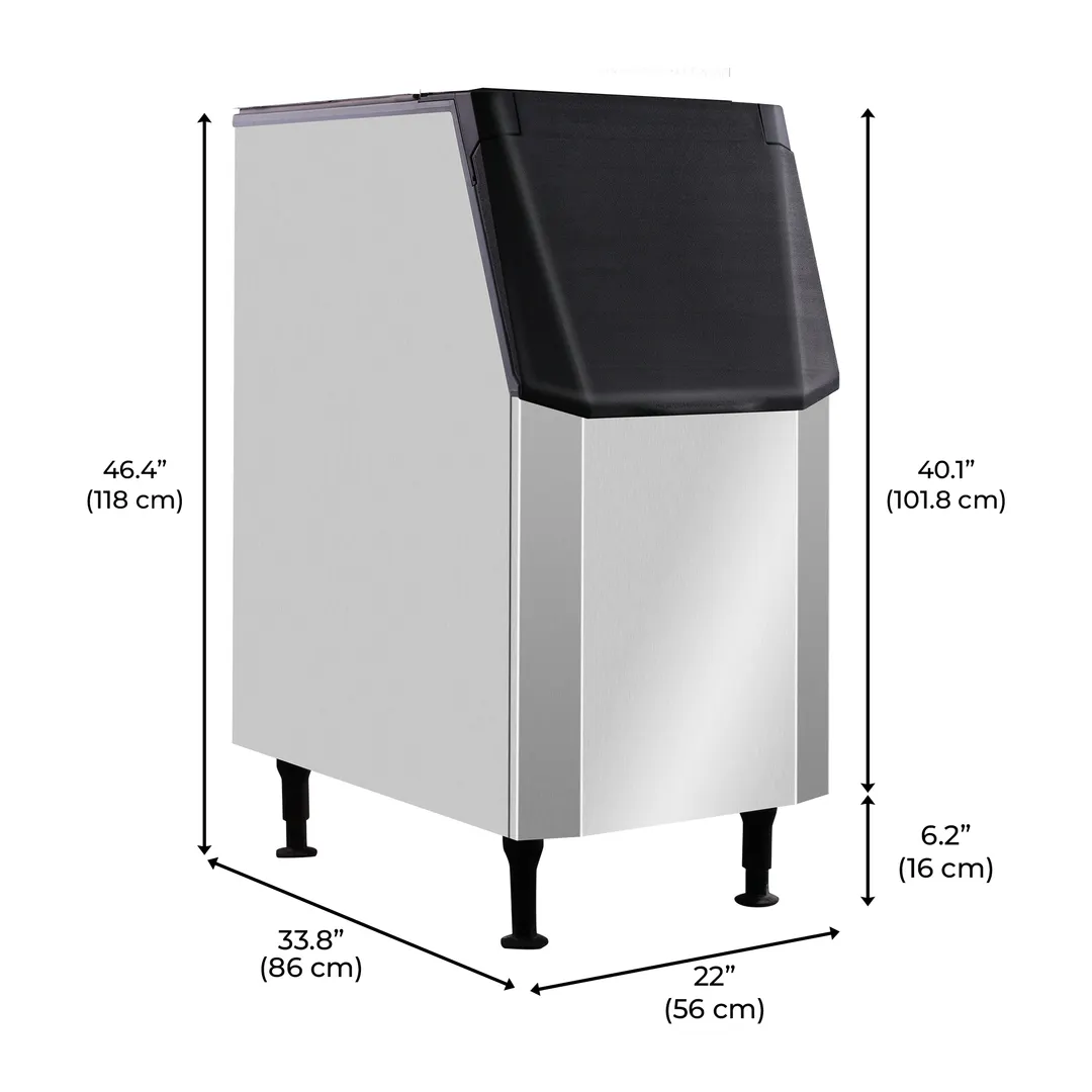 Eurodib IB305 Ice Bin, 20" - 29" Top Door, 305 lb