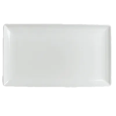 Steelite 11070556 Rectangle Tray – 13" x 7.5" x 0.75", Ceramic, Taste, Oven Safe 530°F, 6/Case