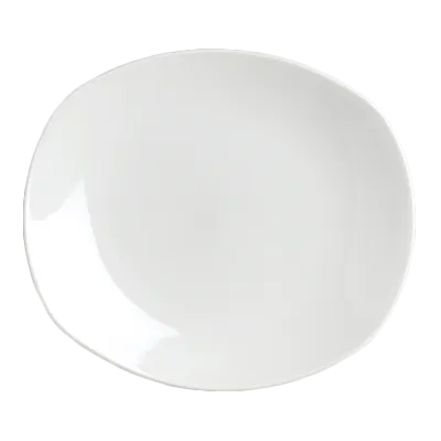 Steelite 11070580 Spice Plate, Rectangular China, 10.0" x 9.0" x 1.125" Oven Safe 530°F - 24/Case