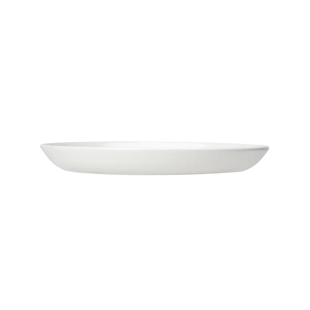 Steelite 11070631 Nordic Coupe Plate, 8" Round China, Coupe Rim, Oven Safe 530°F/275°C - 1 Dozen