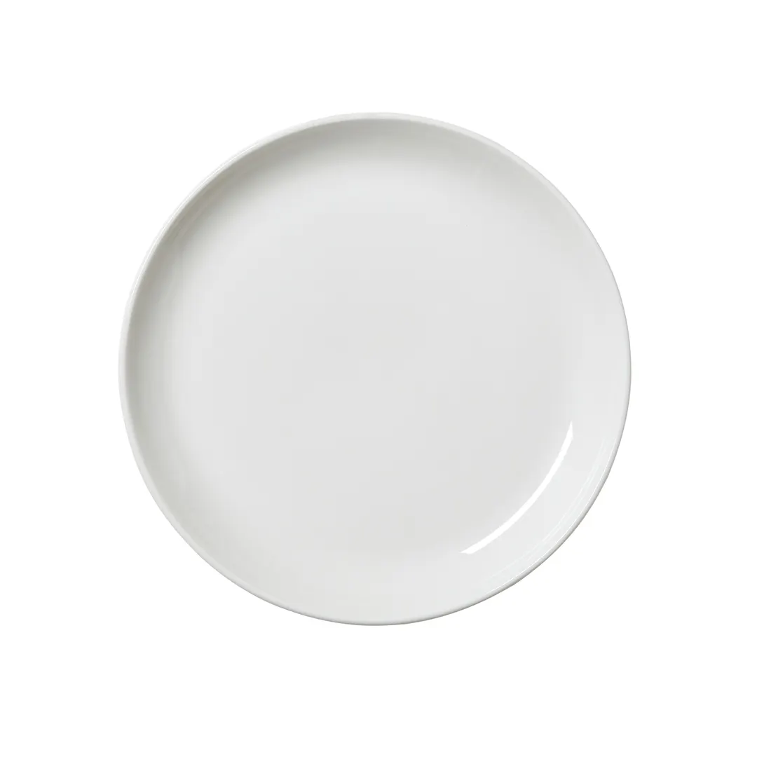 Steelite 11070631 Nordic Coupe Plate, 8" Round China, Coupe Rim, Oven Safe 530°F/275°C - 1 Dozen