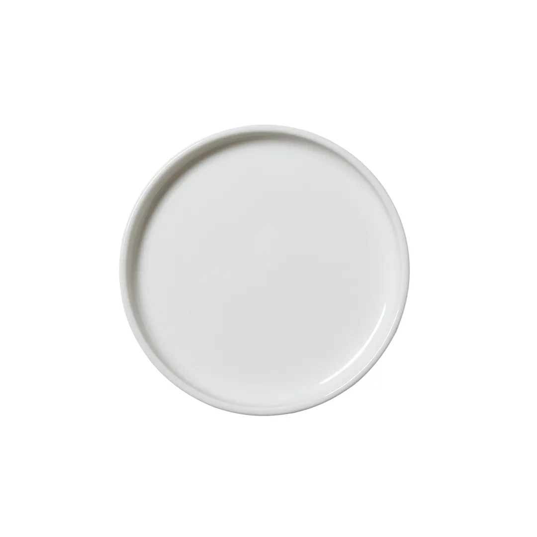 Steelite 11070638 Stack Plate – 6.5" x 0.5" Vitrified China, Oven Safe to 530°F/275°C - 1 Dozen