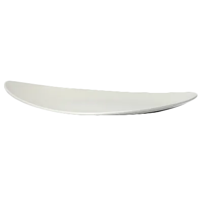 Steelite 11280501 China Plate, 14.625" x 9.625" x 1.875", Freeform Ceramic, Oven Safe 530°F - 6/Case