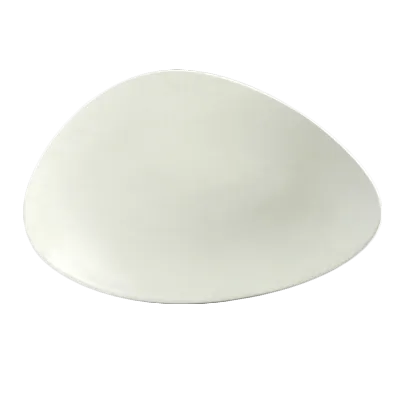 Steelite 11280501 China Plate, 14.625" x 9.625" x 1.875", Freeform Ceramic, Oven Safe 530°F - 6/Case