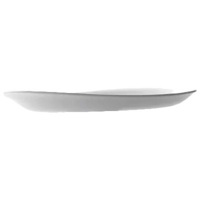 Steelite 11280520 Freeform 12\" x 10.875\" Ceramic Plate, Vitrified, Oven Safe 530°F (275°C) - 1 Dozen
