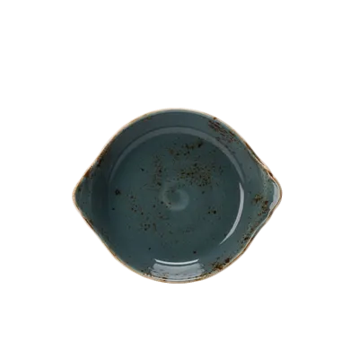 Steelite 11300316 - Au Gratin Dish, 7.5" x 6" x 1.88", 19 oz, Blue Ceramic, 530°F Oven Safe - 1 Dozen