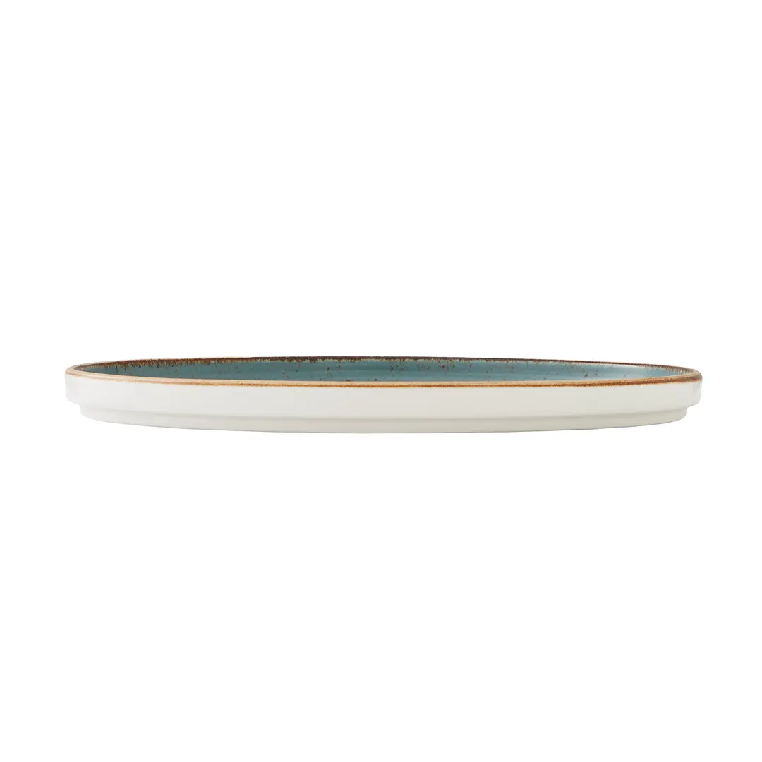 Steelite 11300635 - Blue Round Stack Plate, 11.25" Diameter, Ceramic, Oven Safe To 530°F, 6/Case