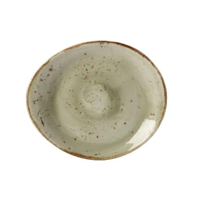 Steelite 11310522 - 6" Green Craft China Plate, Vitrified Ceramic, Oven Safe to 530°F - 1 Dozen