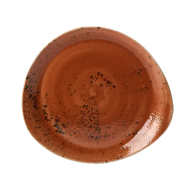 Steelite 11330520 Terracotta FF 12\"×10.875\"×1.125\" Ceram. Plate Narrow‑Rim Oven Safe 530°F - 1 Dozen