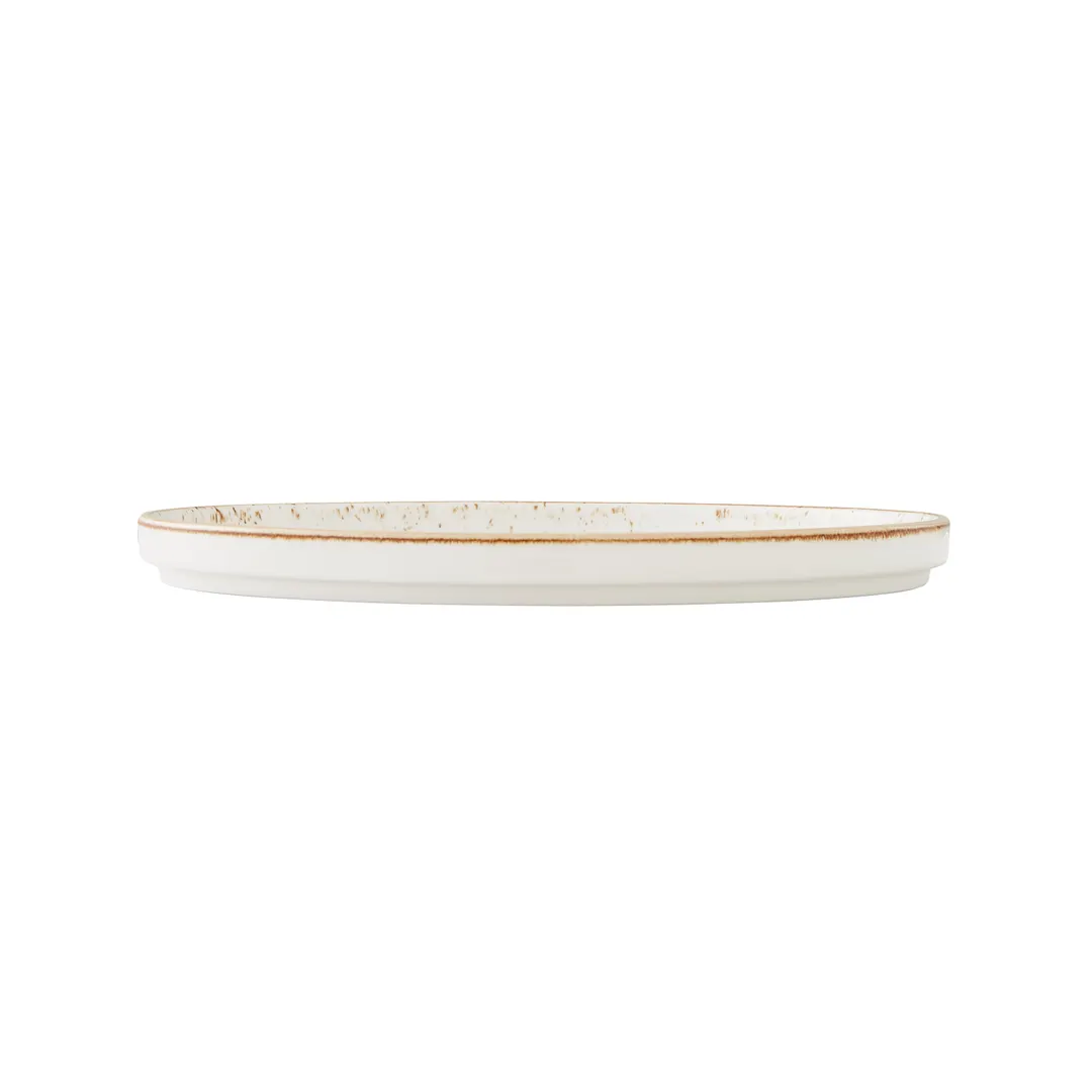 Steelite 11550636 Stack Plate, 10.0" x 0.5" White Ceramic, Oven Safe 530°F 275°C - 1 Dozen