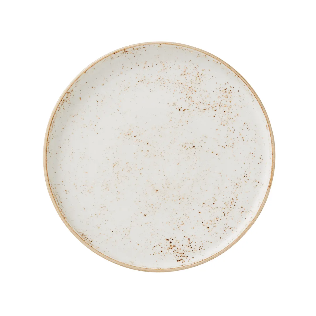 Steelite 11550636 Stack Plate, 10.0" x 0.5" White Ceramic, Oven Safe 530°F 275°C - 1 Dozen