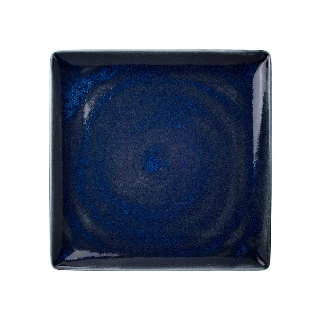 Steelite 12010553 - 10.625" Square Plate, Vesuvius Lapis, Vitrified, Oven Safe 530°F/275°C - 6/Case