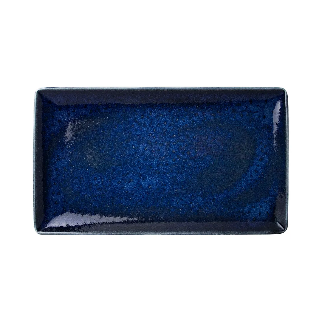 Steelite 12010556 Rect Tray – 13.0" x 7.5" Vesuvius Lapis Ceramic, Oven Safe to 530°F – 6/Case