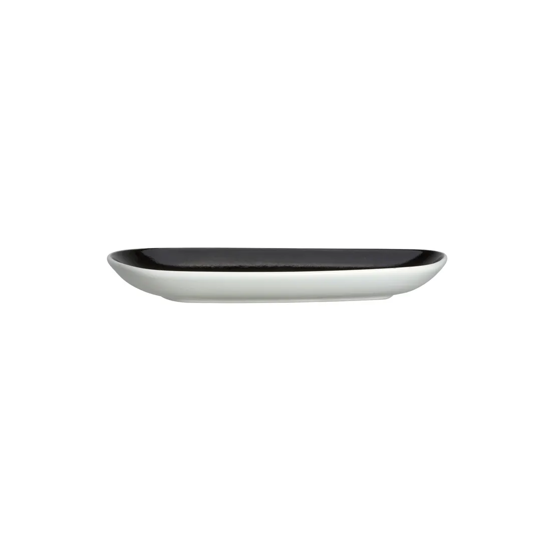 Steelite 12050642 - Oval Nyx Tray, 9.5" x 1.0", Alumina Vitrified, Amplify Presentations, 1 Dozen
