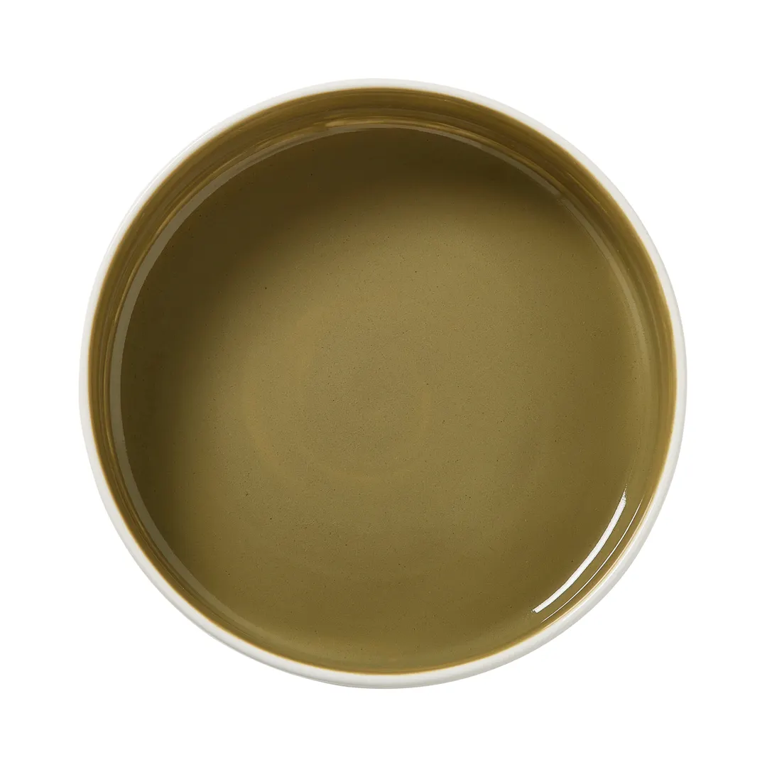 Steelite 12200559 - Round Tray, 8" Diameter, 1.375 Qt, Olive Alumina Vitrified Ceramic, 1 Dozen