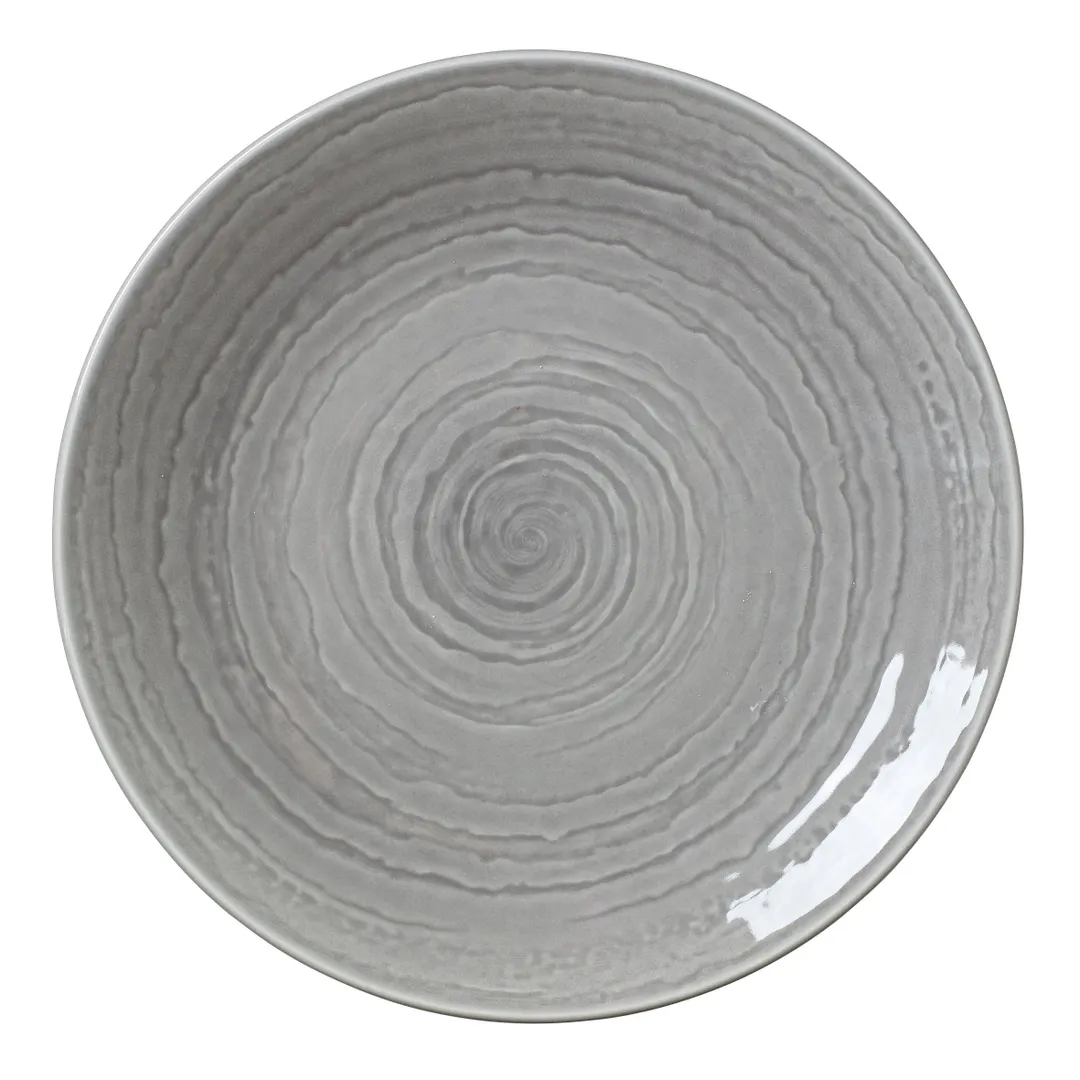 Steelite 1402X0065 - Coupe Plate 11.25" Grey Ceramic, Alumina-Vitrified, 530°F Oven Safe - 1 Dozen