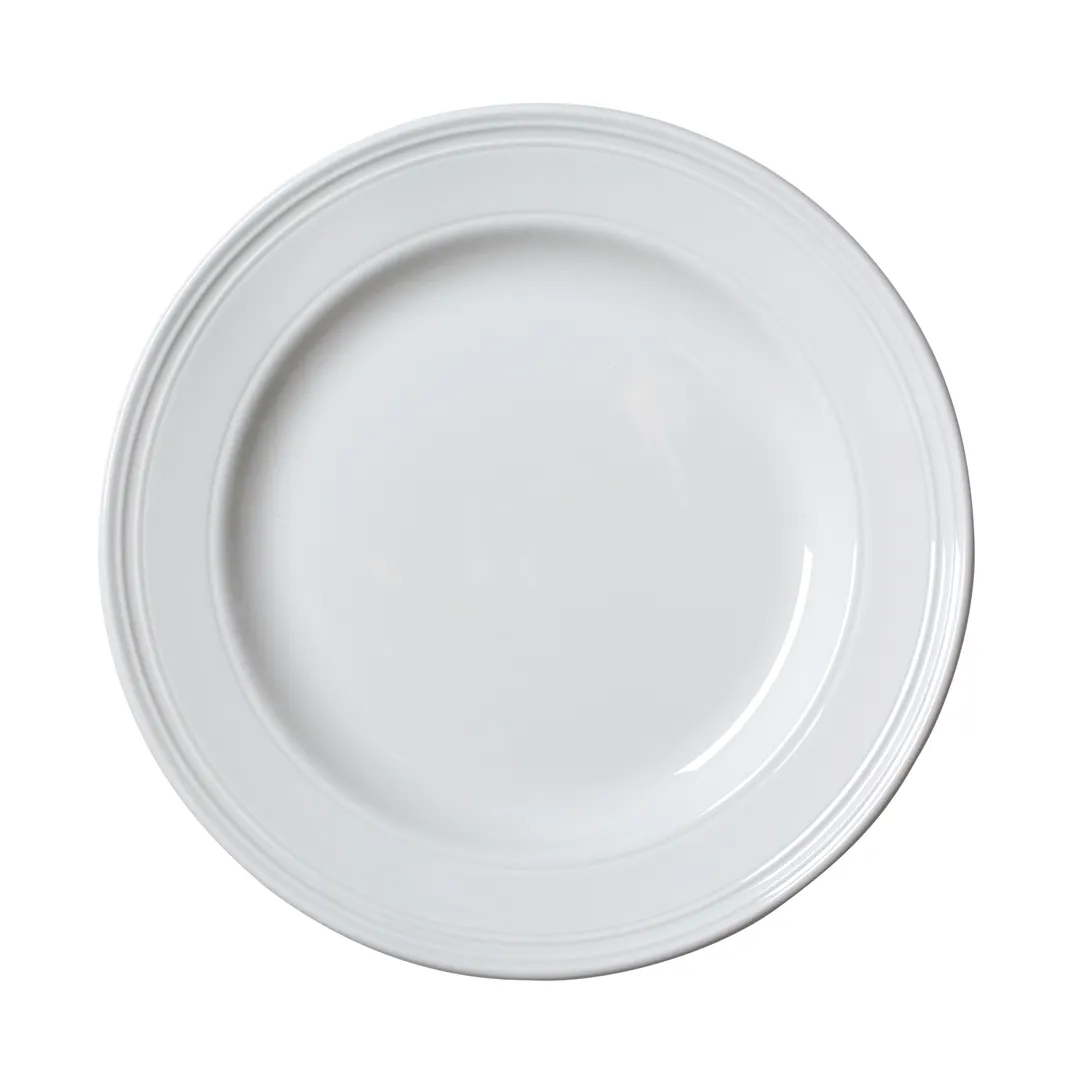 Steelite 1403X0105 China Plate, 10" Round Ceramic Bead Finish, Oven Safe To 530°F - 1 Dozen