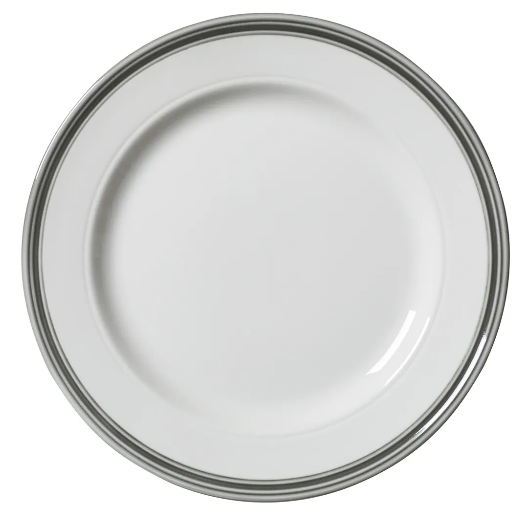 Steelite 1405X0101 11.25" Ceramic Plate, Bead Truffle Finish, Vitrified, Oven Safe To 530°F - 6/Case