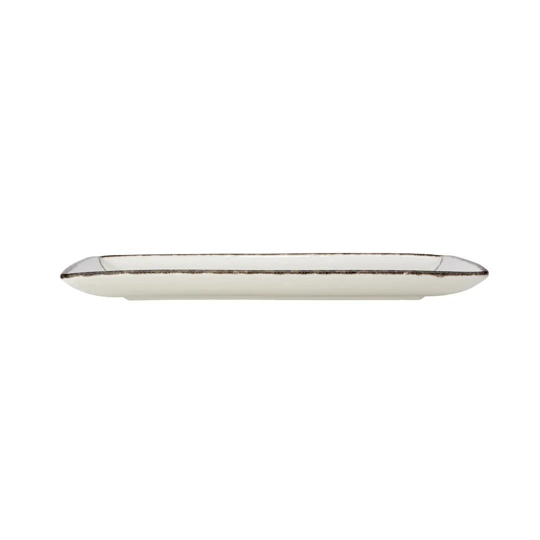 Steelite 17560553 Square Plate, 10.5" x 10.5" Charcoal Dapple, China, Oven Safe to 530°F - 6/Case
