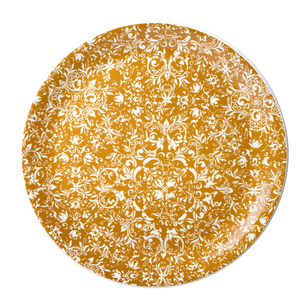 Steelite 17660565 - 11.75" Round Coupe Rim Plate, Ink Ginger, Ceramic, Oven Safe 530°F, - 1 Dozen